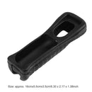 Silicone Cover Case Skin Sleeve for Nintendo Wii Remote Controller(Black)