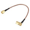 5X(6" SMA Male to SMA Right Angle Male Plug Jumper Pigtail Cable RG316 S9V3)