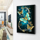 5D DIY Butterfly Full Drill Round Diamond Painting Rhinestone Mosaic Kits