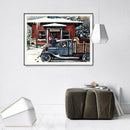 Night Light Snow DIY Full Drill Diamond Painting Embroidery Cross Stitch