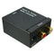 Digital Optical Coaxial Toslink to Analog RCA L/R Audio Converter Adapter --