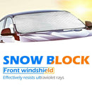 Universal Car Front Windshield Cover Snow Ice Shield UV Sun Shade 4.66x3.05ft