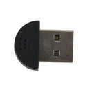 USB Plug Mini Studio Speech Microphone MIC Recording Audio Adapter for PC L