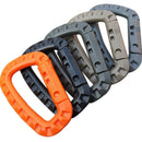 5 Pcs Buckle Key Chain D-Ring Snap Plastic Clip Hook Outdoor Carabiner Camping
