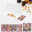 DIY Mandala Special Shaped Diamond Painting 2 Grids Pencil Case Storage Box