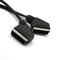 Scart Cable 21-pin 1.5m TV DVD VCR Audio Video Lead Fully Wired Male to male