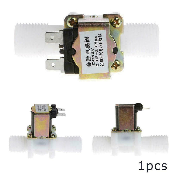 New 12V Electric Solenoid Valve Magnetic DC N/C Water Flow Inlet Air S6N1