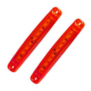 10Pcs Red 9 SMD LED Truck lights led side Car Truck Bus Marker Light 12V 24V M29