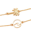 Coconut Tree Bracelet Geometric Charm Hand Chain Lady Creative Jewelry Gift
