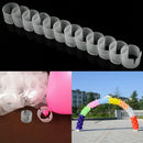 50Pcs Balloon Ring Clip Balloon Buckles Arches Plastic Party Accessories  KGX