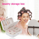 Multifunction Jewelry Storage Box Portable Fresh PU Leather Packing Case