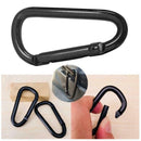 Strong Metal Carabiner Clip Snap Spring Loaded Climbing Karabiner D Hook