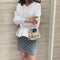 5X(Summer Beach Women'S Woven Bag Handmade Shoulder Bag Rattan Tote Purse  Y3D5)