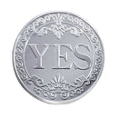 Yes Or No Poker Coin Commemorative Lucky Divination Metal Souvenir Art