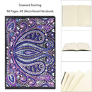 DIY Mandala Special Shaped Diamond Painting 50 Pages Notebook A5 Sketchbook