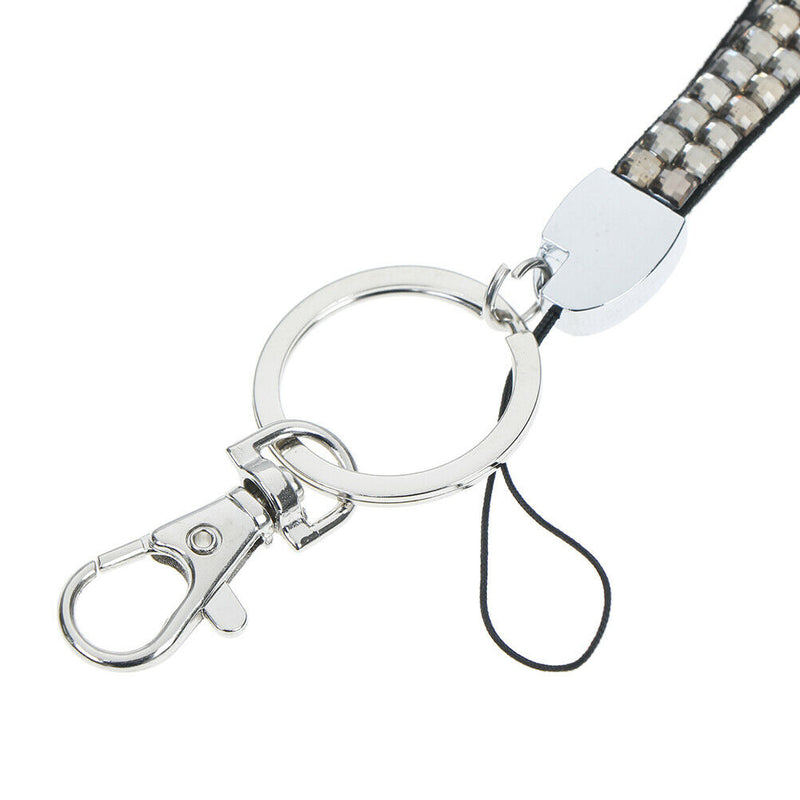 Rhinestone neck strap lanyards cellphone key holder ring mobile phone strM&