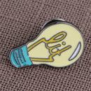 Cartoon Light Bulb Brooch Pin Enamel Brooch Corsage Jacket Badge Jewelry Gift 3C