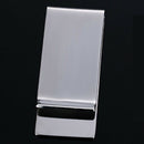 Titanium Money Clip Metal Business Card Credit Card Cash Wallet Polished Ca V2V4