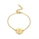 4pcs/set Retro Lily Flower Bracelet Boho Moon Women Charm Bangle Jewelry