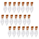 20pcs  Empty Glass Bottle Jar Vials Perfume Cork Charm DIY Pendant Craft