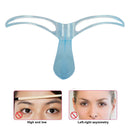 Women Template Plastic Makeup Tool Shaper Eyebrow Shaping Stencil Grooming