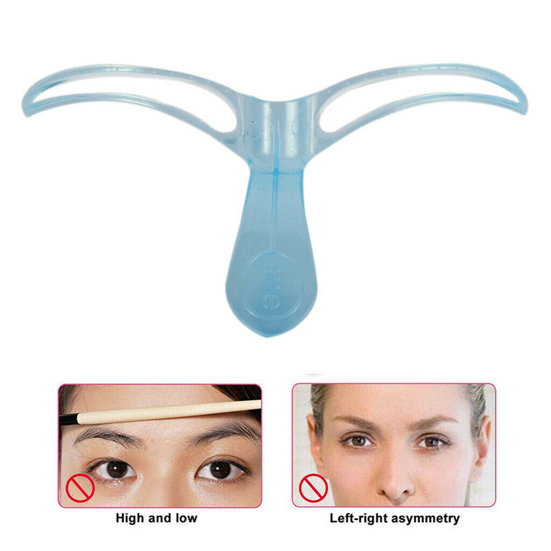 Women Template Plastic Makeup Tool Shaper Eyebrow Shaping Stencil Grooming