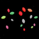 1 Box Multi Color Oval Glow Rig Beads Sea Fishing Lure Floating Tackles