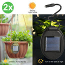2pcs Waterproof Solar Light Garden Yard Streetlight Flowerpot Landscape Light