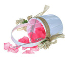 Romantic Bowknot Silk Cloth Wedding Ceremony Party Rose Flower Girl Bride  CEB