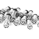 20x BNC Compression Connector RG59/RG60 CCTV Coax Coaxial Cable Adapter Male