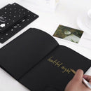 56K Black Paper Sketch Book Diary Graffiti Notebook For Drawing Painting Notepad