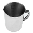 Measure Cup Jigger Pourer Frothing Pitcher 1000ml Stainless Steel Kitchen