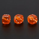100x Mixed Transparent Acrylic Dice Spacer Beads 8*8mm