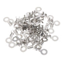 Great Performance 50x Car Inner Dia 6mm Ring Terminals Circular Splic