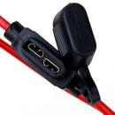 10pcs Small Door Fuse for Truck Boat Car 16 AWG Cable