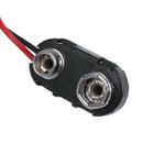 5 x black plastic case 14, 99 cm 2 - cable connector 9 V rechargeable batte N5P1