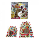 2Size Bird Nest House Bed, Parrot Hamster Habitat Cave Hanging Tent