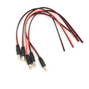 5X 5.5*2.1mm Male Plug DC Power Cable Jack For Security Camera LED Power Plug JR