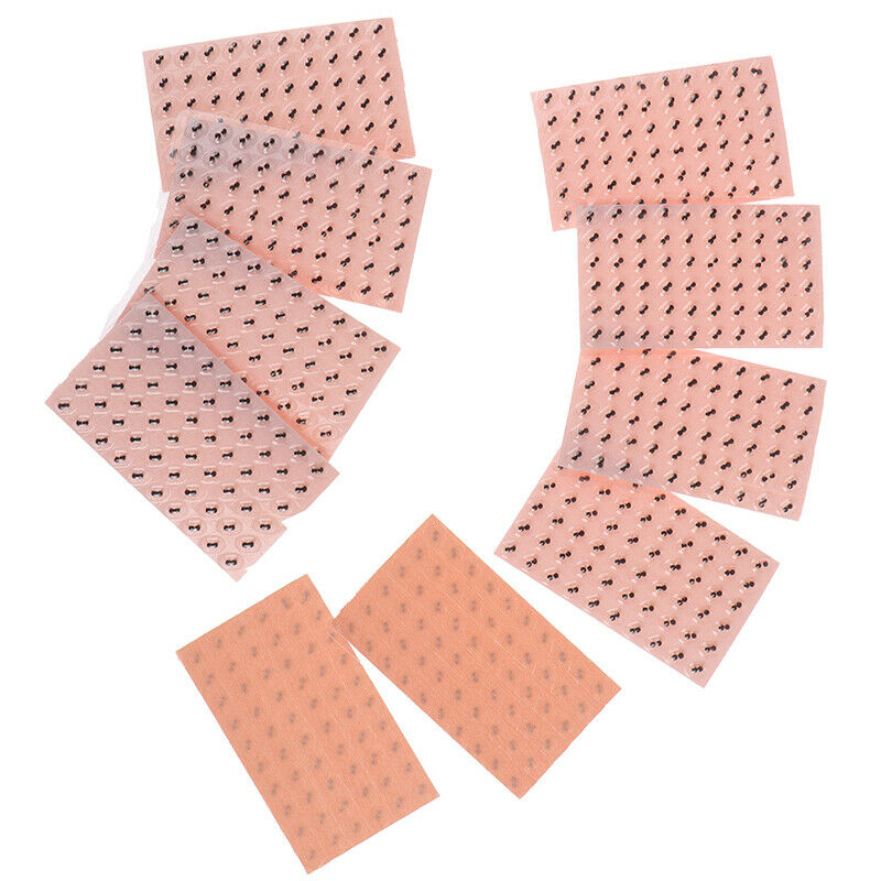 600Pcs/lot Double Grain Ears Stickers Acupuncture Ear Massage Press Seeds Nee-ME