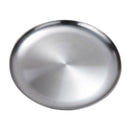Stainless Steel Round Without Lid Serving Dish Platter Kitchen Buffet 26cm