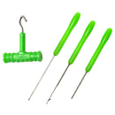 Stainless Steel Fishing Baiting Splicing Needle Rig Driller Puller Tool Set for