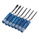 7 Pieces High Quality Screwdriver Set Screw Drivers Phillips Screwdriver Blue