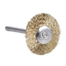 10 PCS 22mm Brass Wire Wheel Brush Fit Grinder Rotary Tools T-copper Wire Bru ly