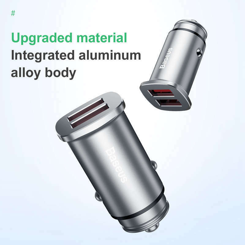 Baseus 30W Dual Usb Quick Charge Qc 3.0 Car Charger For Mobile Phone Charge X3J9