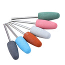 Colorful Silicone Buffing Bits for Nails, Pack of 6