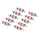 10pcs Tyre Valve Cores w/ Remover Tool for Schrader Car Bike Motorcycle