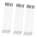 18Pcs 12lb Fishing Hair Rigs Assorted Hand Tied Carp Fishing Barbless Hooks