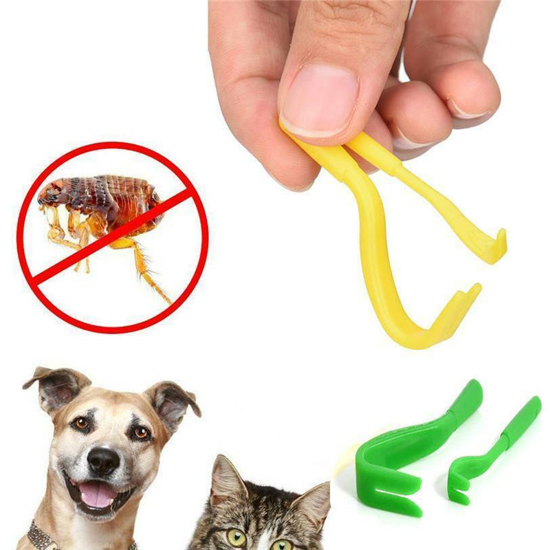 4PCS Tick Twister Hook Tool Tick Remover 2 Size Human Manual Debulking Flea Tool