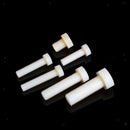 50pcs M5x25mm Plastic Screws Head Cap Hex Bolts Hexagonal Screws White