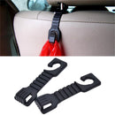 New 2Pcs Car Hook Holder Hanger Headrest Auto Back Seat Hooks For Bag Purse MO
